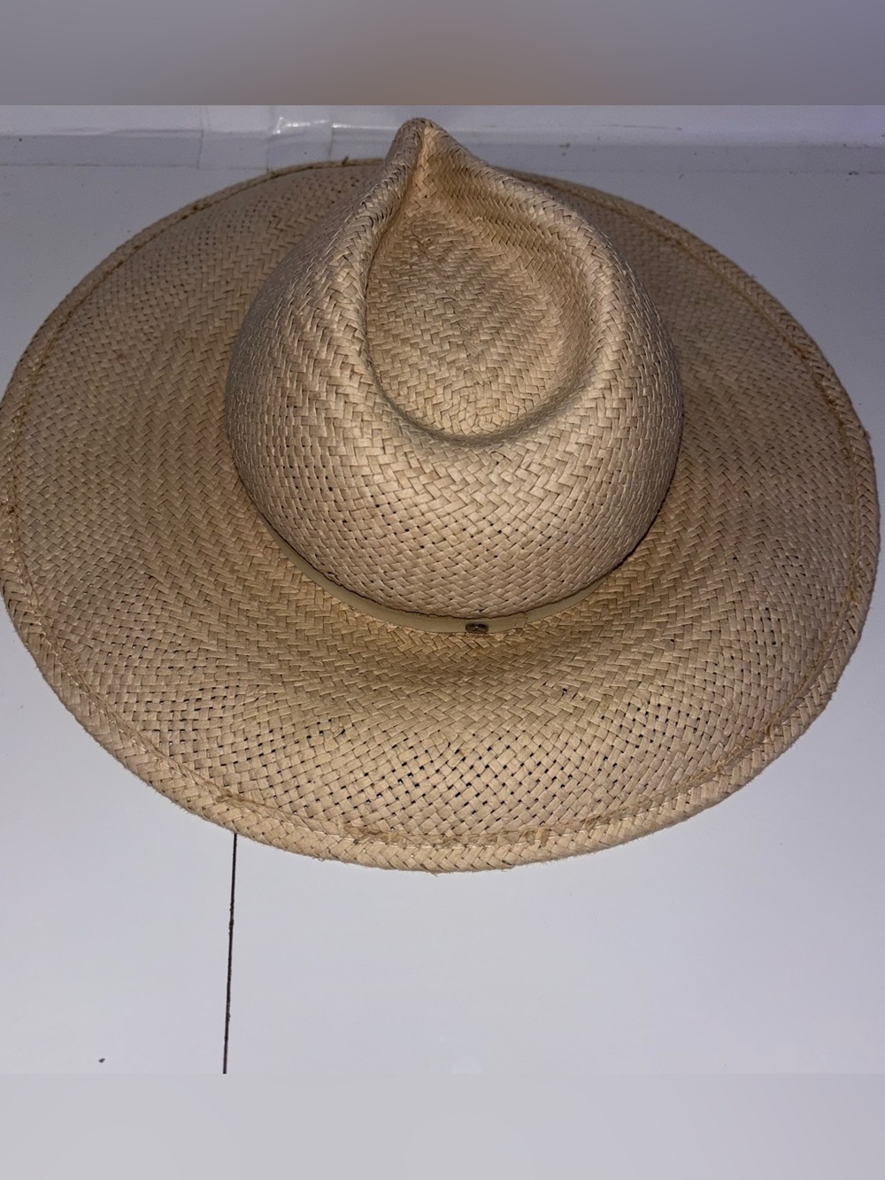 Janessa Leone 100% Straw Hat Size Small